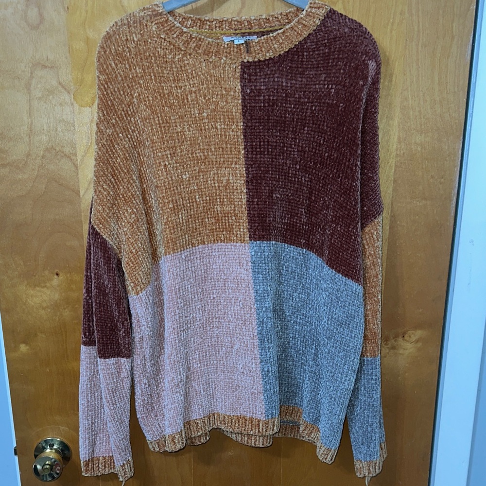 ANDREE BY UNIT Multicolor Block Sweater